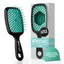 FHI Heat UNbrush Detangling Brush for Pain-Free Brushing on All Wet or Dry Hair Types  Durable DuoFlex Anti-Static Bristles, Lightweight Handle, Vented Hair Brush (1 Count (Pack of 1))
