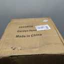 Garden Hose Reel Cart for Outside, Water Hose Holder with Rewind Handle, Includes 100ft Hose and 5ft Leader Hose, Nozzle