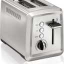Hamilton Beach 2 Slice Toaster with Extra-Wide Slots, Bagel Setting, Toast Boost, Slide-Out Crumb Tray, Auto-Shutoff & Cancel Button, Defrost Function, Stainless Steel (22794)