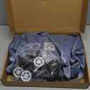 Expandable Foldable Duffel Bag Suitcases,Detachable Rolling Wheels,Rolling Duffle Bag with Wheels,Suitcase with Wheel,Carry on Luggage,Gift for Men Women Lightweight Suitcases (Blue)