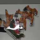 Light Santa Sleigh and Reindeer Light Set