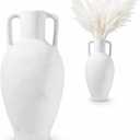 UPWOIGH 20.5in Ceramic Floor Vase with Handles