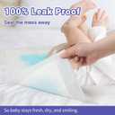 100 Pack Disposable Diaper Changing Pads for Baby Leakproof & Super Absorbency Disposable Underpads Large Toddler Pads Absorbent Fluff Protective Table Pads, Pee Pads for Babies, Kids 18" x 13"