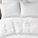 Anluoer Quilt Twin Size Bedding Set-White Embossed, Bedspreads-Lightweight Summer Soft Microfiber Bedspread, Bed Coverlet for All Seasons (1 Quilt, 1 Pillow Sham)