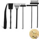 6 Pcs Mini Zen Garden Rake Tools, Sand Zen Garden Accessories Plastic Desktop Zen Gardening Kit Meditation Accessories for Home Office Desk Gift Decoration