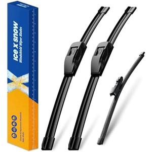 3 Wipers 26"/16"/11" Windshield Wiper Blades Replacement for KIA Sportage 2022-2017 Sorento 2020-2016 Hyundai Santa Fe 2021-2019 Automative Wiper Blades 26"+16" Front Wipers with Rear Wiper Set