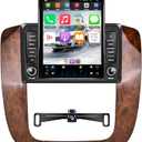9.7inch Car Radio for Chevy Chevrolet Silverado GMC Sierra 2007 2008 2009 2010 2011 2012 2013 with Wireless Carplay Android Auto IPS Bluetooth Touchscreen Stereo GPS WiFi [2+32G]