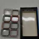 8 Pack Bling Case Compatible with Apple Watch Series 9 8 7 45MM, Diamond Bumper Crystal Hard PC Frame for iWatch 45MM Rhinestone Face Cover Smartwatch Accessories Women