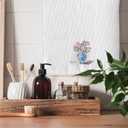 TNUW Chinoiserie Floral Kitchen Towels 16x24 Inch, Blue and White Chinoiserie Porcelain Floral Hand Towels for Bathroom Decor, Grand Millenial Decor Dish Tea Towels for Kitchen