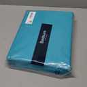 Bedsure Queen Sheet Set, Cooling Sheets for Queen Size Bed Set, Rayon Derived from Bamboo, Breathable & Soft Deep Pocket Up to 16 Inches, Hotel Luxury Silky Bedding, Bedsheet & Pillowcases, Turquoise