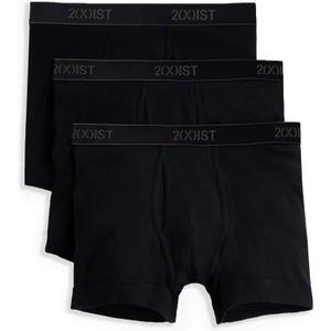 2(X) IST Men's Essential Cotton Boxer Brief 3-pack (Large)