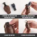 for Mercedes Key fob Cover. Compatible with Mercedes Benz C E R S M, GLA, GLE, GLS, GLK CLA, CLK, AMG 3 Button Smart Leather Car Key Protector Case Shell Chain Accessories/ Brown