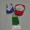 Adult Kids Anime Cosplay Costume Halloween Unisex Men Costume Hoodie Jacket Gloves Hat Sets for Trainers (3-4 Years, Blue)