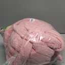 Hooded Bathrobes for Women, Soft Long Towel Robes for Women - Quick Dry yet Warm (Small-Medium, Light Pink)