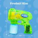 2 x JOYIN 2 Bubble Guns Blaster Kit with 2 Solution for Kids, Automatic Bubble Maker Blower Machine for Party Favors, Birthday, Outdoor & Indoor Activity, Summer Toy