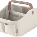 Skip Hop Diaper Caddy Organizer with Touch Sensor Night Light Nursery Style Oat