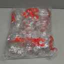 12pcs Clear Plastic Fillable Ornament Balls, Transparent DIY Craft Ball, Christmas Ornaments Round Balls, Hanging Christmas Tree Decorations Indoor Home Decor Supplies (2.36 inch/60mm)