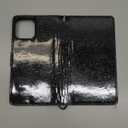 Varikke for iPhone 13 Pro Max Wallet Case Detachable with Card Holder for Women, Fashion Glitter PU Leather Strap Magnetic Flip Wallet Removable Phone Case Cover for iPhone 13 Pro Max 6.7", Black