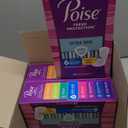 Poise Ultra Thin Incontinence Pads & Postpartum Pads for Bladder Leaks, 4 Drop Moderate Absorbency, Regular Length, 144 Count