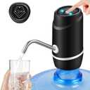 Water Bottle Pump,5 Gallon Water Dispenser,USB Charging Drinking Portable Electric Switch for Universal 3-5 Gallon Bottle for Outdoor Home Office