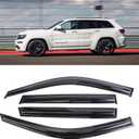 Window Visor Wind Window Tape-On Deflectors for 2011-2021 Jeep Grand Cherokee Rain Guards 4 Pcs 94252