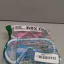 COOLOO 2 Packs Kids Goggles with Nose Cover, Elastic Fabric Strap Swimming Goggles for Kids 4-16, Anti Fog Tempered Glass (Blue+pink)