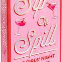 Sip or Spill Party Drinking Game, Fun Social Drinking Games for Adults, Games and Card Games, Includes 200 Cards and Instructions