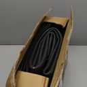 Snow Tube, 45''/48'' Rubber Snow Tubes with Commercial Grade Canvas Cover for Kids & Adults, Inflatable Heavy Duty Snow Sled Thickened Hard Bottom with Tow Strap, Sleds Winter Gifts