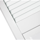 Bi-fold Traditional Louver-Panel, White