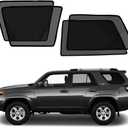 Car Window Sun Shades Fit for Toyota 4Runner 2010-2024, Magnetic Car Window Shade Sunshades Privacy Curtains, Breathable Mesh Sun Shield, Protect Family/Pet from Heat, 4PCS