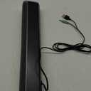 SOULION R30 Computer Speakers, Colorful LED Lights with Switch Button, Surround Sound Portable Computer Sound Bar Speakers for Desktop, Gray