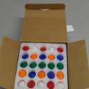 SUNSGNE 25Ft Christmas Lights Outdoor, C7 Vintage Christmas Lights with 27 Multicolor Ceramic Glass Bulbs(2 Spare) for Holidays Patio Garden Party Wedding Decor, Green Wire