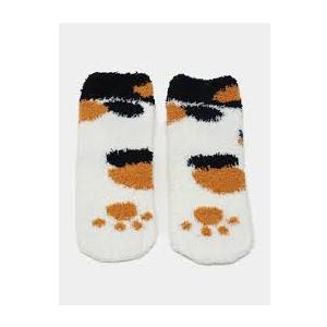 Fuzzy Socks Animal Prints 2 Pairs Kids 10-12 3 Pack (6 pairs)