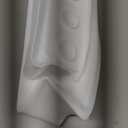 Splash Guard for Bathtub Kids - Silicone Bathtub Splash Guard with 11 Suction Cups, Bath Tub Play Shelf for Kids & Toy Holder, Prevent Water Spill in Bathroom, Fun Bath Time for Toddlers Baby, White