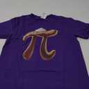 Funny Chocolate Cream Pie Pi Day Math Lover Kids Foodie Pun T-Shirt Purple M