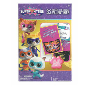 Disney Jr Super Kitties Scratch to Reveal Valentine Cards
Exchange Cards Super Kitties Scratch 2 Pack