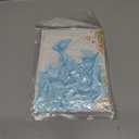 BRIDE Letter Balloons Blue Bows, 40" White BRIDE To Be Balloons for Beach Bach,Bachelorette,Last Toast On Coast,Beach Bridal Shower,Seashells Wedding Decoration,Girls Something Blue Engagement Party