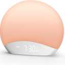Reacher Sunrise Alarm Clock White Noise Machine with Night Light, Natural Wake Up Sunlight, 26 Soothing Sounds, Dimmable LED Light, Sound Machine Alarm Clock for Kids, Adults, Baby, Bedroom