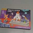 Magnetic Blocks Space Set, Build Mine Magnet World Set, Magnetic Tiles Building Toys for Boys & Girls Age 3-5 5-7, STEM Montessori Sensory Toys for Toddlers Gifts for 3+ Years Old