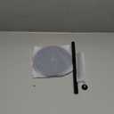 Paper Towel Holder Countertop, Standing Paper Roll Holder with Anti Slip Weighted Base, Stainless Steel Freestanding Paper Towel Holder for Kitchen, Black