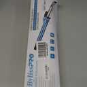 BaBylissPRO Nano Titanium Professional Curling Iron with Extended Barrel Perfect for Longer Hair (1 inch, Blue)