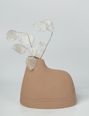 Ceramic Jar Aquarium Decorations Fish Tank Cave Breeding Cones Cave Fish Tank Ornaments for Betta Fish Amano Shrimp Cichlid Bonsai to Play, Hide and Rest, Brown