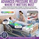 ProHeal Hospital Bed Mattress for Pressure Redistribution - Multi-Tiered Die-Cut and Memory Foam Medical Mattress for Moderate to High Bedsore Treatment - Sloped Heel - 36" x 80" x 6"