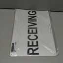 TRADESAFE Receiving Sign - Business Sign, Office Sign, Quick Install Aluminum Safety Sign, Light Reflective, UV-Resistant, Waterproof, 14 X 10 Signs for Business