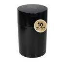 COFFEEVAC 1LB Patented Airtight Multi-use Vacuum Works as Smell Proof Ground Coffee Bean Containers. Black Cap and Body, 1.85-Liter/1.6-Quart