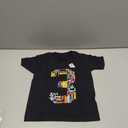 Kids black 3rd birthday tools shirt Size XS