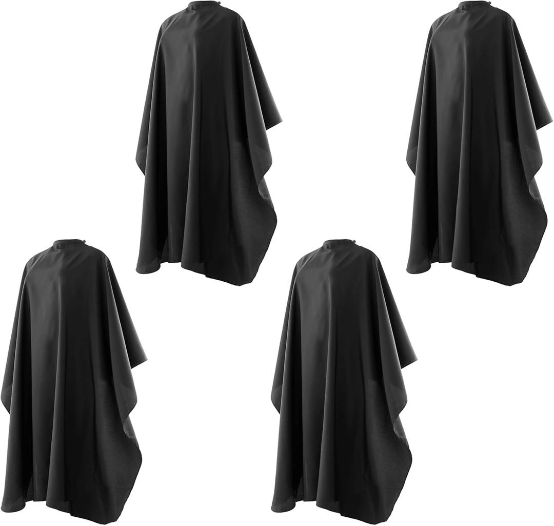 Hair Salon Capes with Snap Closure Waterproof Hairdressing Styling Hair Cutting Coloring Nylon Cape for Barber Hairdressers (1 PACK)