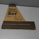 OEM Quality Windshield Wiper Blades, 18 and 18 DSV Standard Car Wiper Blades With Universal U/J Hook Only, Automotive Replacement Wiper Blades for my Car, Water Repellency Wiper Blade, Pack of 2