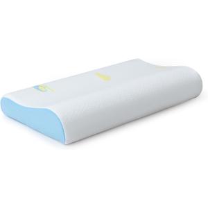 Hcore Memory Foam Pillow for Sleeping, Small Travel, Adjustable, Breathable and Soft, CertiPUR-US Certified, 12x20 lnch