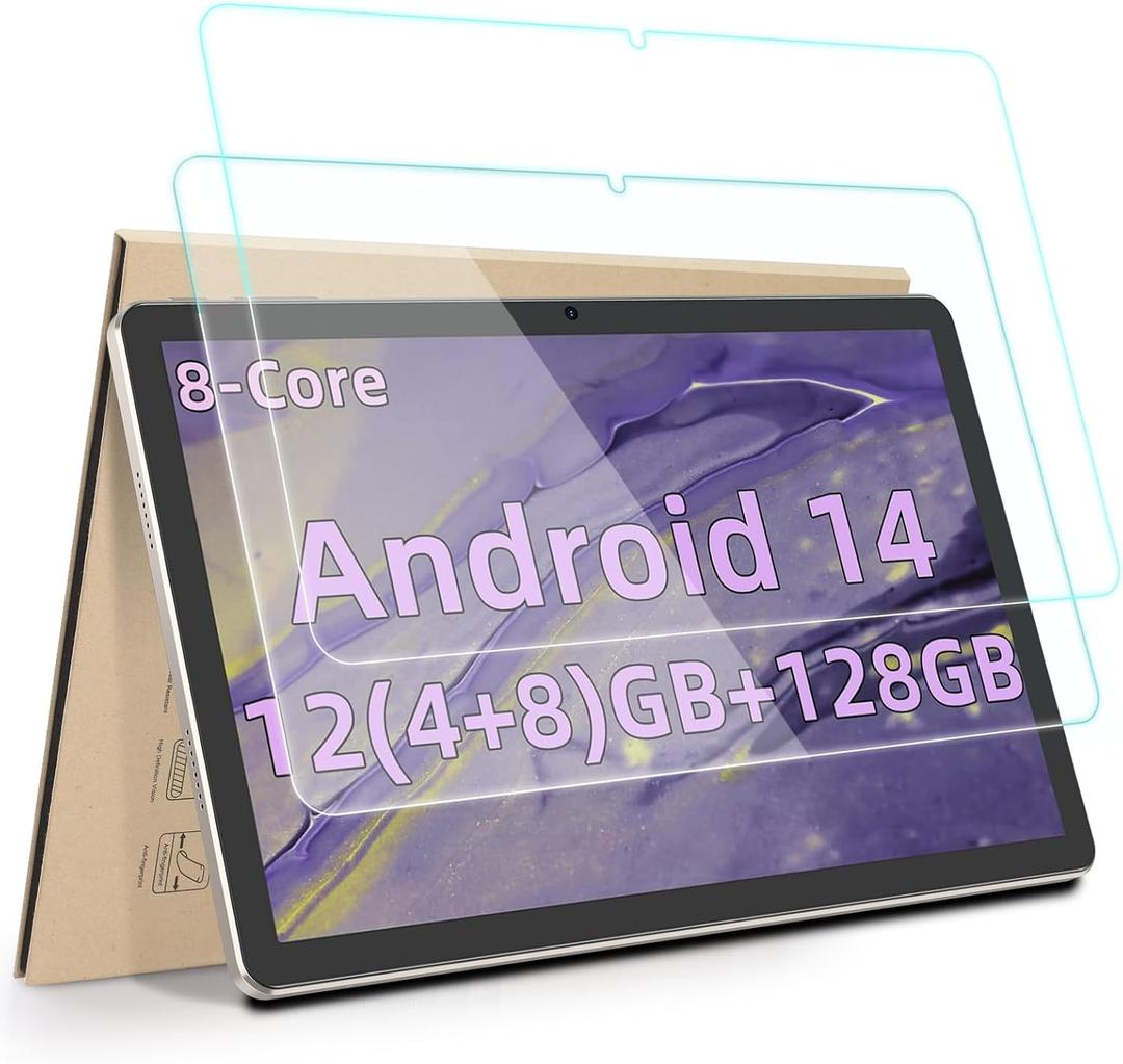 2-Pack Screen Protector Compatible with BYYBUO SmartPad A10_L 10.1" / plimpton P70 Tablet 10.1", [HD Clarity] [9 Hardness] [Anti-Scratch] Tempered Glass Replacement for plimpton Plimpad P70 Tablet